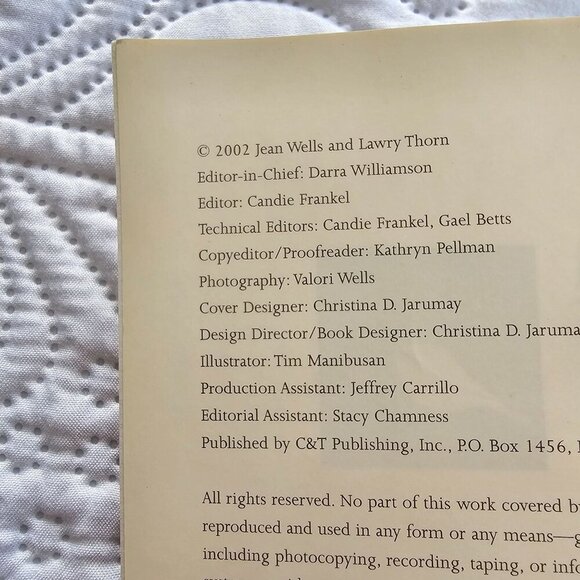 Four Seasons In Flannel Quilting Book By Jean Wells & Lawry Thorn - 23 Projects - Picture 3 of 10